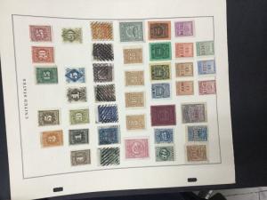 MOMEN: US # MOTOR VEHICLES / TELEGRAPH COLLECTION ON (2) ALBUM PAGES $ #9056
