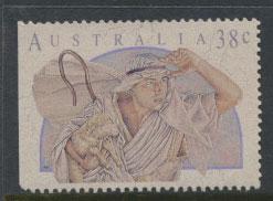 Australia SG 1309  Used  from booklet left margin imperf - Christmas
