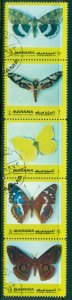 Manama 1972 Mi#941 Butterflies yellow frame CTO