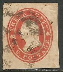 U.S. Scott #U26 Washington Embossed Paper - Used Single