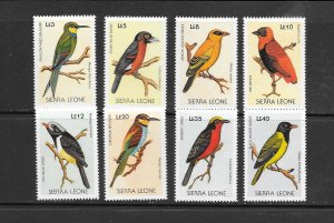 BIRDS - SIERRA LEONE #975-82  MNH