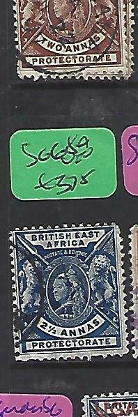 BRITISH EAST AFRICA (P1809B)  LION, QV  2 1/2A  SG 68B   VFU