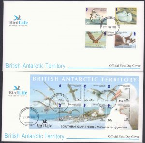 British Antarctic Territory, Polar, Worldwide First Day Cover, Birds