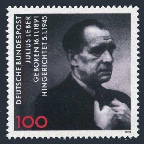 Germany 1694,MNH.Michel 1574. Julius Leber,Politician,1991.