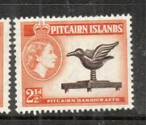 Pitcairn Islands 1950s Early Issue Fine Mint Hinged 2.5d. NW-137699