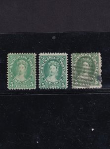 New Brunswick, Scott 8, 8a, 8b,  All Shades, See Details