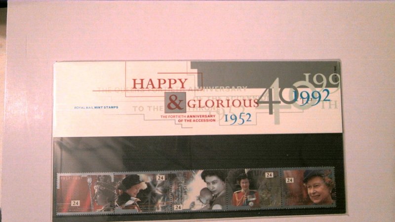 GREAT BRITAIN PRESENTATION PACK MNH: HAPPY AN GLORIOUS 1952