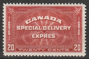 Canada Special Delivery Sc# E4, Mint OG H VF  (~1715)