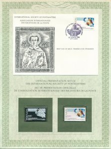 Portugal 1981 St.Antonio Presentation set with FDC, silver and mint stamp & COA