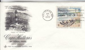 1972, Cape Hatteras National Park, Artcraft, FDC (E7871)