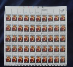 MALACK 1507 8c Christmas, Madonna, F-VF NH or better..MORE.. sheet1507