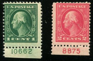 #498, #499 Pl# singles  Mint OGNH⭐⭐⭐⭐⭐⭐