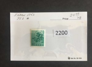 $1 World MNH Stamps (2200) Japan 752, see image