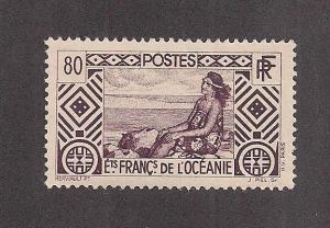 FRENCH POLYNESIA SC# 101 VF OG 1938
