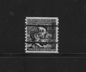 MNH US Bureau Precancels: CA; San Diego #1303a–71 4¢ Prominent American Coil