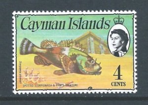 Cayman Islands #333a NH 4c Marine Life Defin. Wmk 373