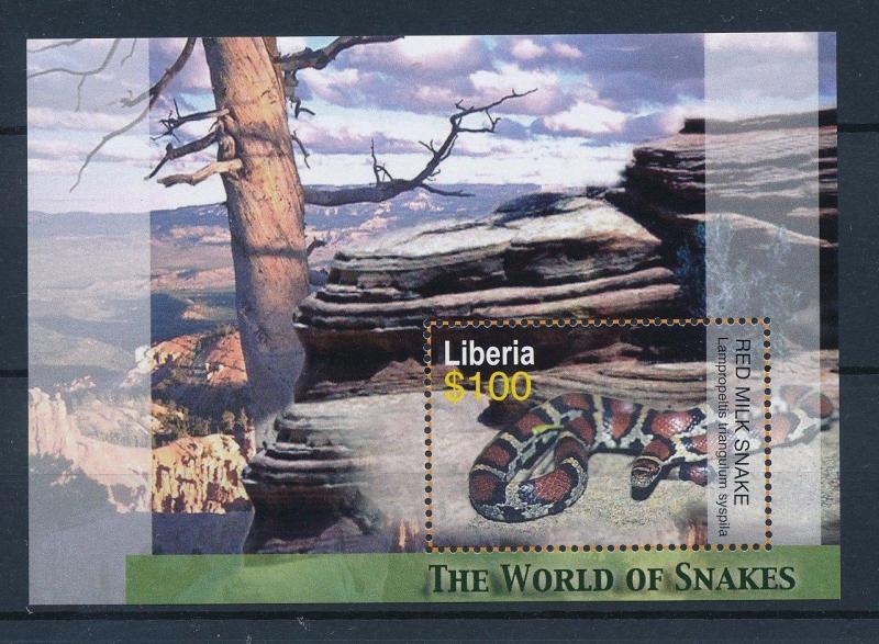 [36830] Liberia 2006 Reptiles Snakes MNH Sheet