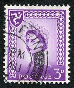 IOM SG2a 3d Deep Lilac on Chalky Paper Fine used cat from 6.50 pounds