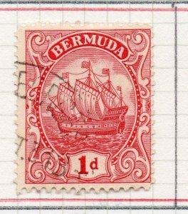 Bermuda 1922-34 Early Issue Fine Used 1d. 153837