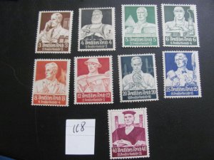 Germany 1934 MNH SC B59-67 SET XF 550 EUROS (118)