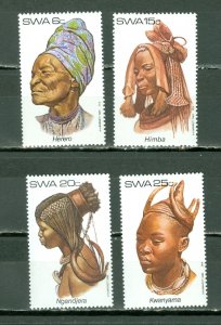 SOUTH WEST AFRICA 1982  HAIR DRESSES   #499-502  SET MNH...$1.20