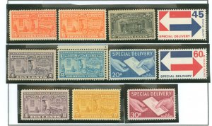 United States #E13/E15-E23  Single