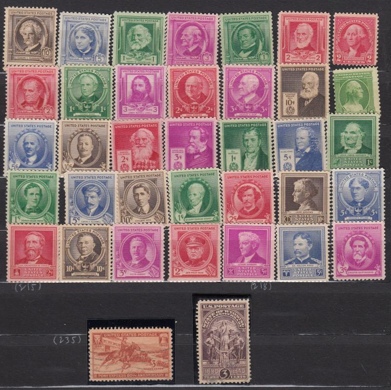 USA - stamp lot collection #6 - MNH (1372)