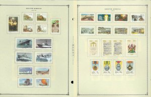 South Africa 1941-1995 M & U Hinged on Scott International Pages Thru 1999