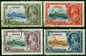 Cyprus 1935 Jubilee Set of 4 SG144-147 Fine Used 4