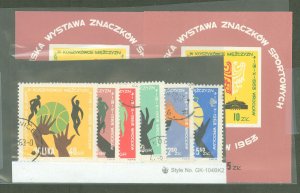 Poland #1159-65  Single (Complete Set) (Basketball)