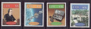 Fiji-Sc#753-6- id9-unused NH set-Radio-Satellites-1996-