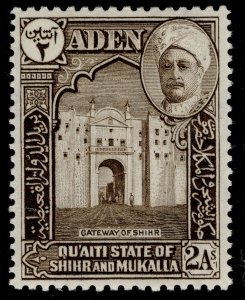 ADEN - Qu'aiti GVI SG5, 2a sepia, M MINT.