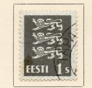 Estonia 1928-29 Early Issue Fine Used 1s. 231979