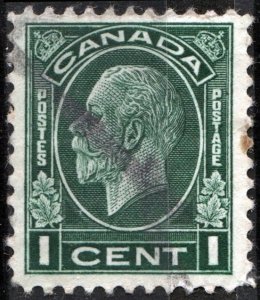 Canada SC#195 1c King George V Single (1932) Used