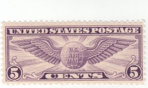 Scott #C12 - Airmail, 5c Violet - MNH