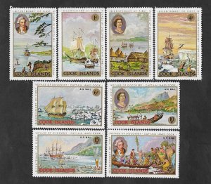 SE)1968 COOK ISLANDS, BICENTENARY OF CAPTAIN COOK'S VOYAGE THROUGH THE S...