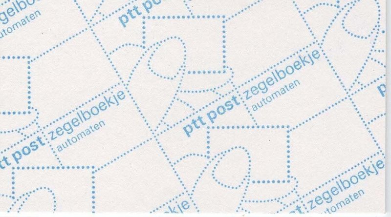 Netherlands Booklet, 622a, blue on white cover, PB27b, MNH, CV $3.25.