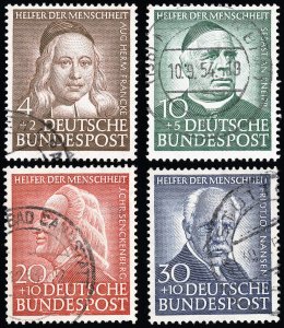 Germany Stamps # B334-7 Used VF Scott Value $93.00