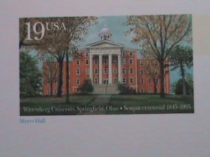 ​UNITED STATES-1993- WIUENBERG UNIVERSITY-SPRINGFIELD-OHIO-MNH- POST CARD-VF