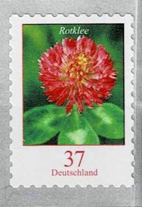 Germany 2022, Sc.# 3262-3 MNH, Flower: Snowdrop; Red clover, self-adh