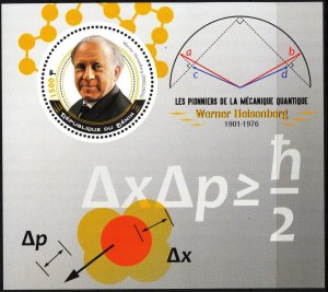 Benin 2018 Science Werner Heisenberg S/S MNH