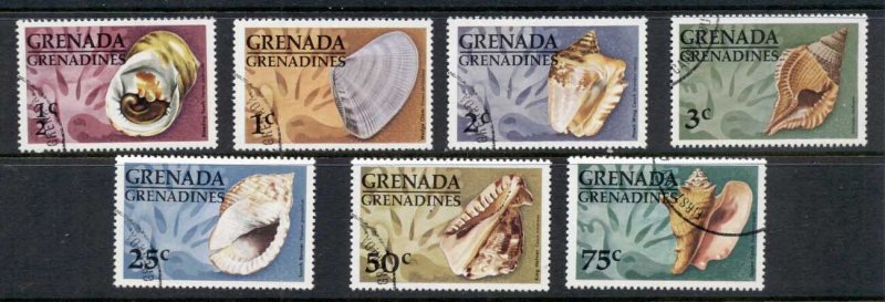 Grenada Grenadines 1976 Marine Life Shells CTO