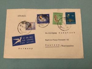 South Africa 1962 Air Mail to Germany Stamps Cover R41670