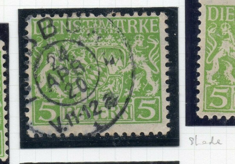 Bayern 1916 Official Early Issue Fine Used 5M. NW-10784