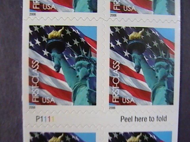 U.S.# 3966a-MNH-- BOOKLET OF 20--FLAG AND LADY LIBERTY--2005