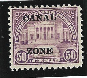 Canal Zone Scott #80 Mint 50c Flat Top A O/P 2019 CV $75.00