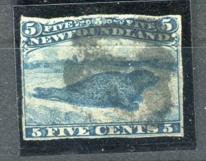 CANADA; NEWFOUNDLAND 1876 classic Seal issue used 5c. value