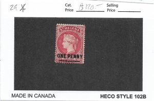 St Helena: Sc #29, MH (56088)