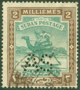 SUDAN 18 USED Punched BIN $0.50