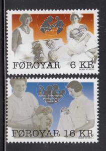 Faroe Islands MNH 2011 Set of 2 Nurses, Childcare